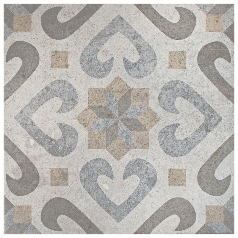 Ardisana 13 13 Quot X 13 13 Quot Ceramic Field Tile In Gray Brown